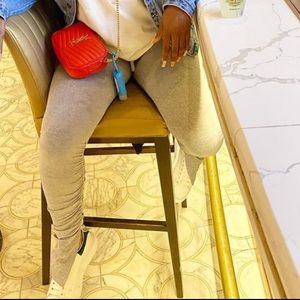 Two piece stacked leggings set